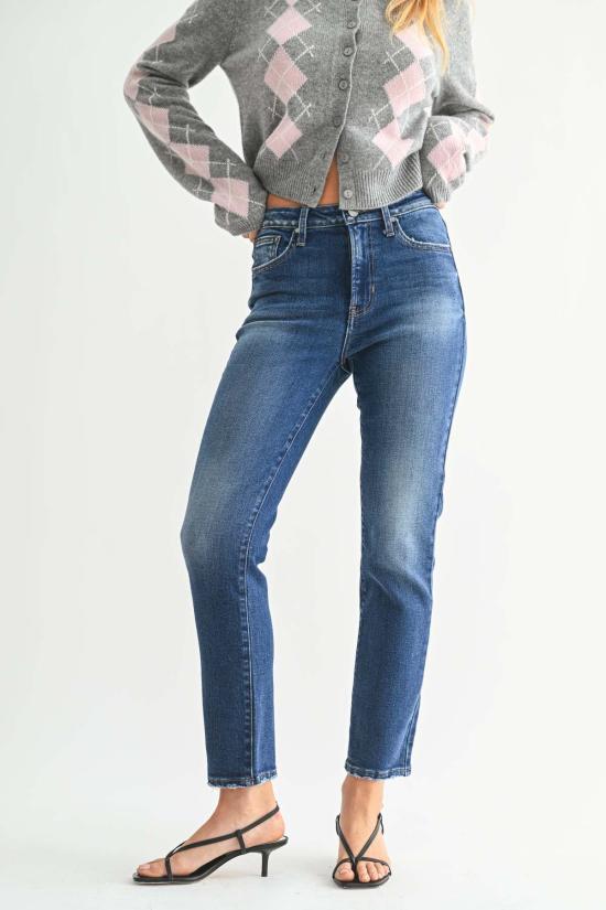  저스트 블랙 데님 데님 팬츠 BP515J BLUE