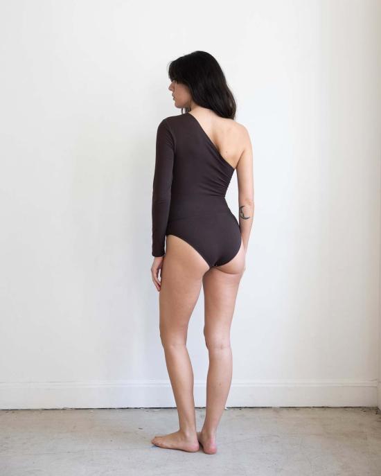  파리 데사이 바디수트 티셔츠 Pari Desai Hiran 드레이프 바디수트 - PARI DESAI