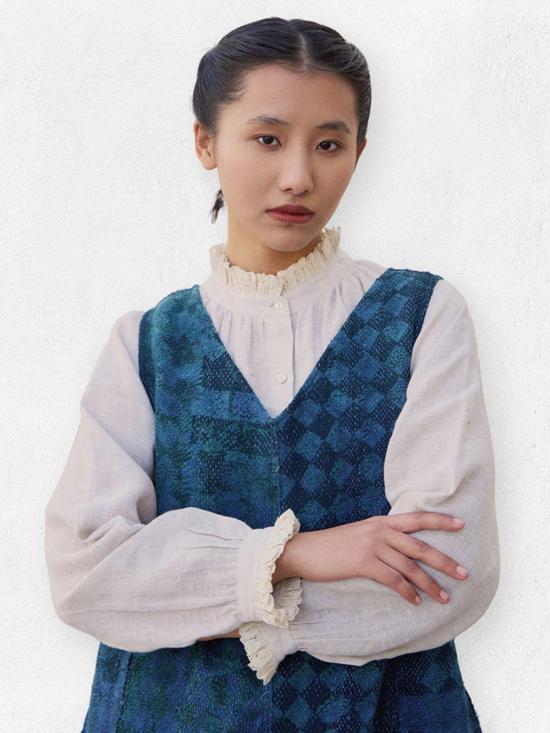  이키비 미디 원피스 아디나 드레스 - IKKIVI