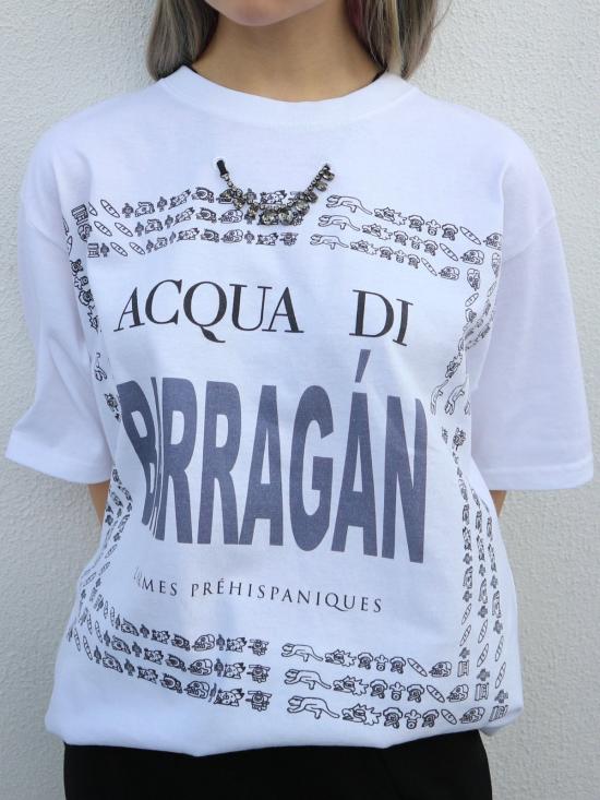  Barragán 반팔 티셔츠 Acqua Di 티셔츠 화이트/그래픽 프린트 - OTHER BRANDS