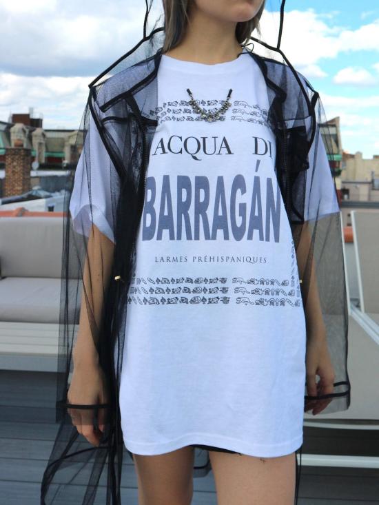 Barragán 반팔 티셔츠 Acqua Di 티셔츠 화이트/그래픽 프린트