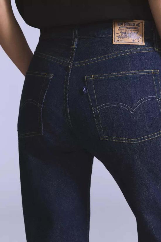  리바이스 데님 팬츠 블루 탭 70년대 501 진 원워시 미제라블 - LEVI'S