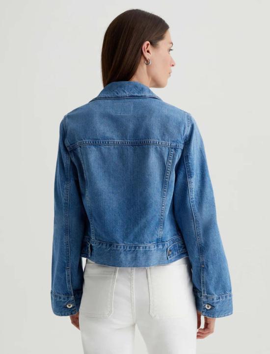  아드리아노 골드슈미드 데님 자켓 Ag Jeans Isa 진 재킷 블루 - ADRIANO GOLDSCHMIED