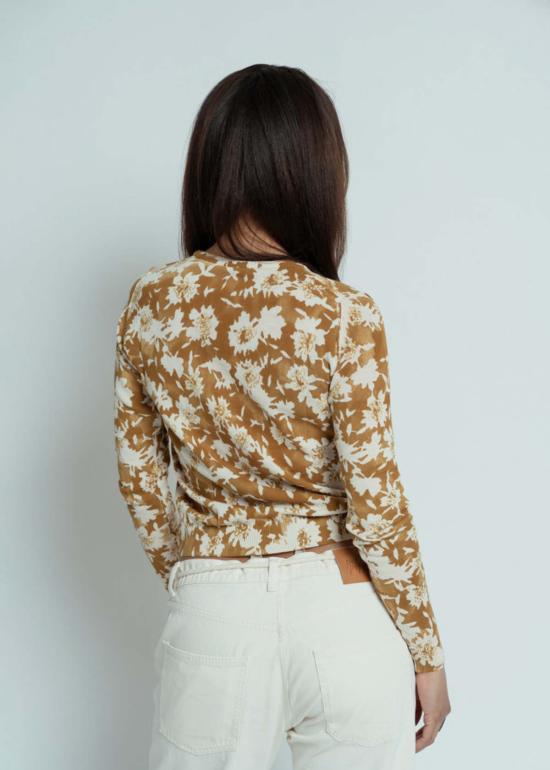  MJ 왓슨 스웨터 Mj. Watson Flowers 코튼 크루넥 풀오버 토스트 - MJ. WATSON