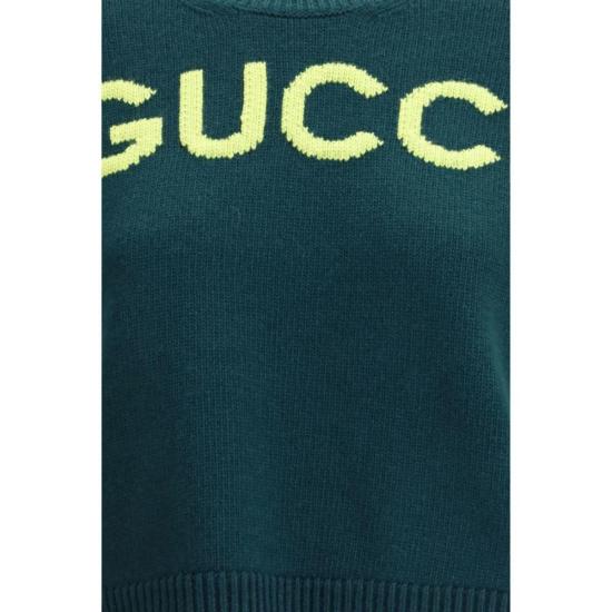 26SS 구찌 스웨터 바이컬러 울 스웨트셔츠 - GUCCI