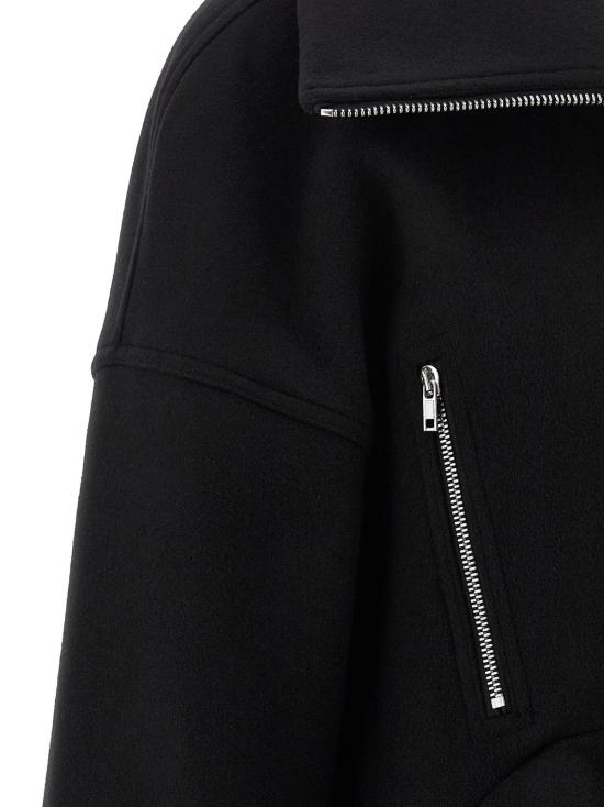  릭 오웬스 코트 드라큘리모  블랙 - RICK OWENS