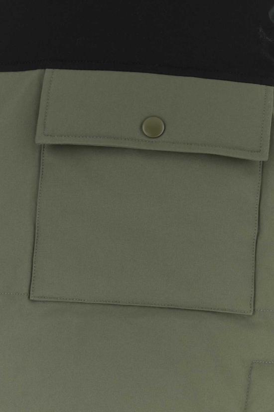  아페쎄 패딩 조끼 A.P.C. 투톤 스트레치 폴리에스터 두둔 패딩 재킷 카키색 - A.P.C.
