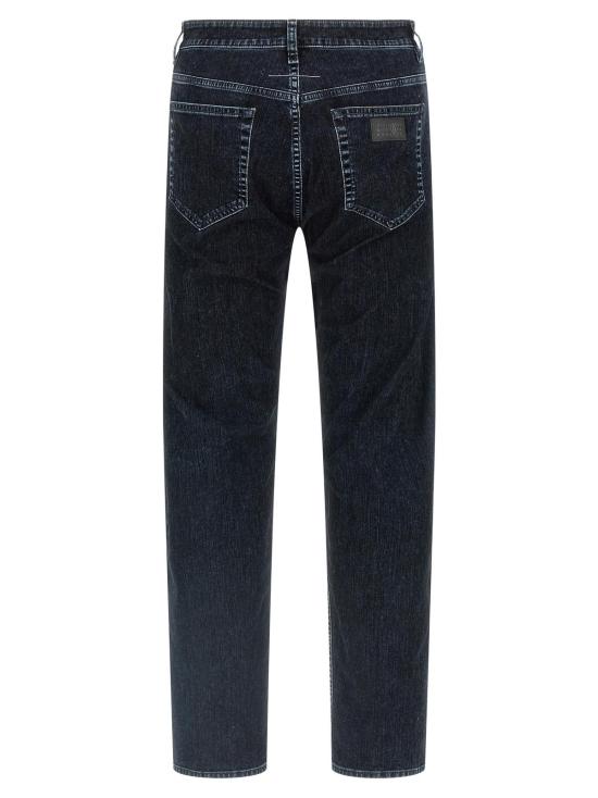  MM6 메종마르지엘라 데님 팬츠 Mm6 메종 마르지엘라 코튼 스트레이트 레그 진 블랙 - MM6 MAISON MARGIELA
