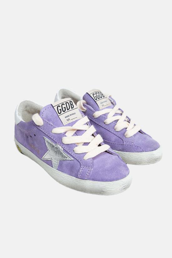  [키즈] 골든구스 슈즈 G35KS301 B23 LYLIUM SUEDE SILVER STAR - GOLDEN GOOSE