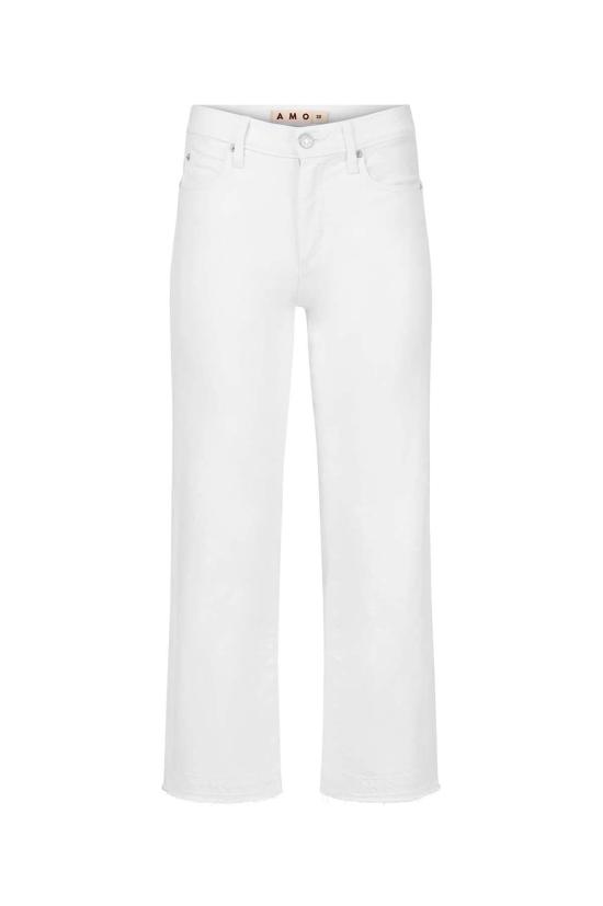  아모 데님 데님 팬츠 로비 미드라이즈 릴렉스드 데님 진 - AMO DENIM