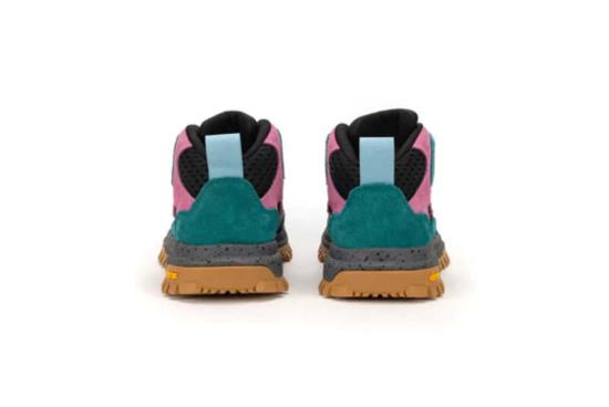  브랜드 블랙 스니커즈 브랜드블랙 산타모니카  블랙/그린 - BRAND BLACK