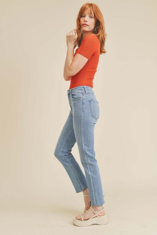  저스트 블랙 데님 데님 팬츠 BP372J BLUE - JUST BLACK DENIM