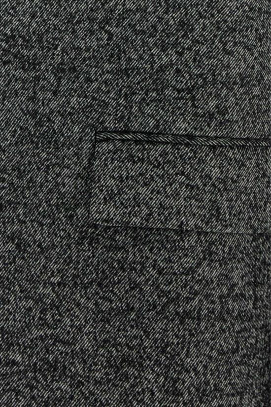  로에베 수트 자켓 투톤 울 블렌드 블레이저 블랙 화이트 - LOEWE