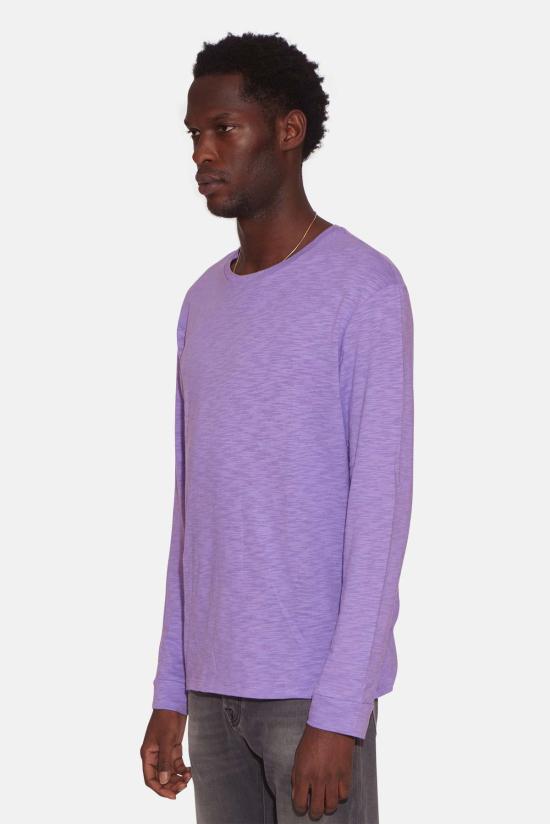  블루&크림 긴팔 티셔츠 WVBC21 LST10 PURPLE - BLUE&CREAM