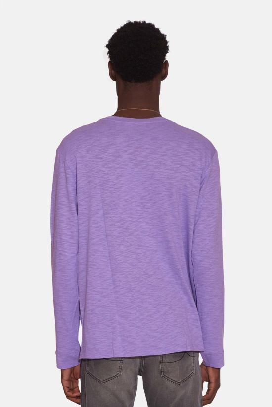  블루&크림 긴팔 티셔츠 WVBC21 LST10 PURPLE - BLUE&CREAM
