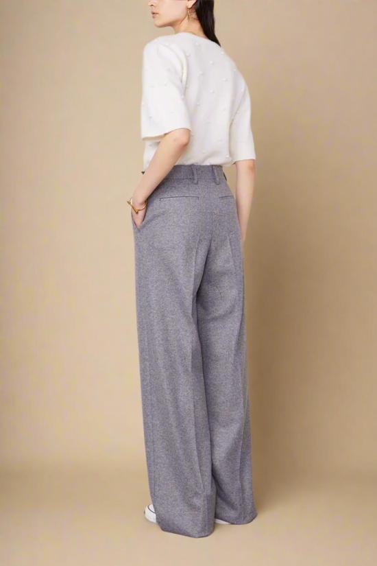  오피신 제네랄 스트레이트 팬츠 Officine Generale Rosa Pant Mid H.Gry - OFFICINE GENERALE