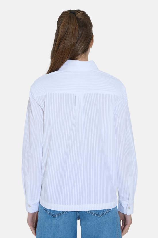  더 타일 클럽 셔츠 WVBCW23SHRT88WN WHITE PLEAT - THE TILE CLUB