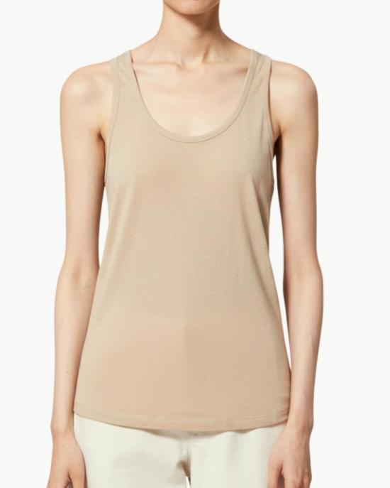  이자벨마랑 민소매 티셔츠 이자벨 마랑 테아 티셔츠 탱크탑 베이지 - ISABEL MARANT