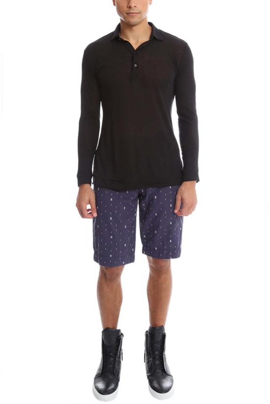  3rd & Army 숏팬츠 Invader Lined Walk Short Light Blue/Red - OTHER BRANDS