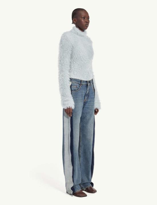  MM6 메종마르지엘라 데님 팬츠 Mm6 메종 마르지엘라 스트레이트 레그 진 - MM6 MAISON MARGIELA