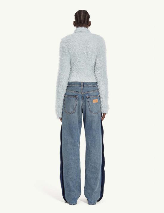  MM6 메종마르지엘라 데님 팬츠 Mm6 메종 마르지엘라 스트레이트 레그 진 - MM6 MAISON MARGIELA
