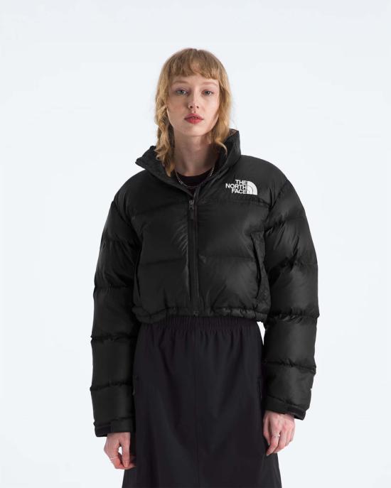  노스페이스 숏패딩 눕세 숏 재킷 TNF 블랙 - NORTH FACE