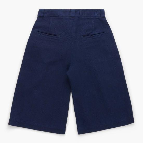  Blue Blue Japan 숏팬츠 블루 블루 재팬 사시코 와이드 쇼츠 인디고 - OTHER BRANDS