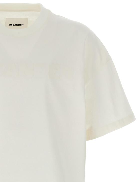  질샌더 반팔 티셔츠 질 샌더 코튼 티셔츠 화이트 - JIL SANDER