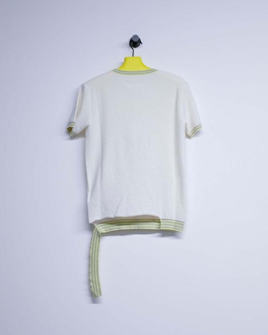  MM6 메종마르지엘라 반팔 티셔츠 Mm6 메종 마르지엘라 디컨스트럭티드 니트 크루넥 - MM6 MAISON MARGIELA