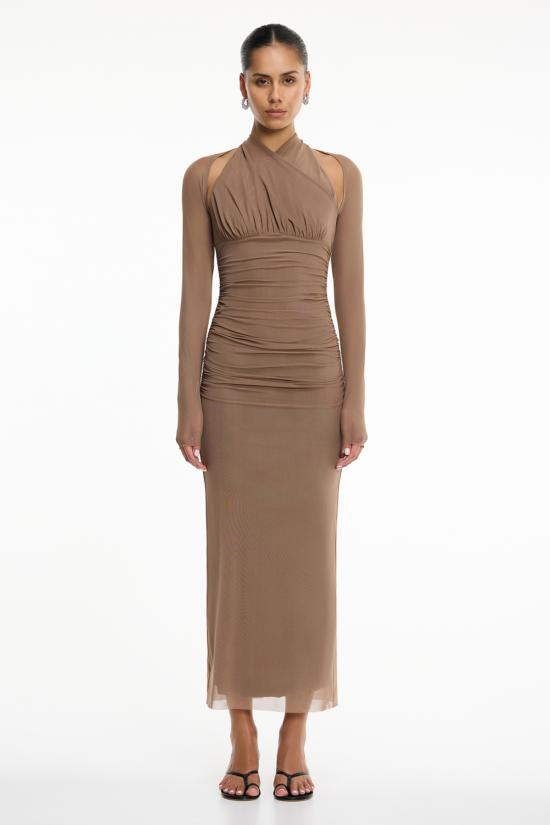  시그니피컨트 아더 롱 원피스 Significant Other Trinity Dress Taupe