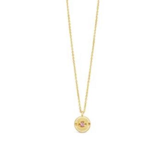  시에라 윈터 주얼리 목걸이/팬던트 악마의 눈 목걸이 핑크 사파이어 - SIERRA WINTER JEWELRY