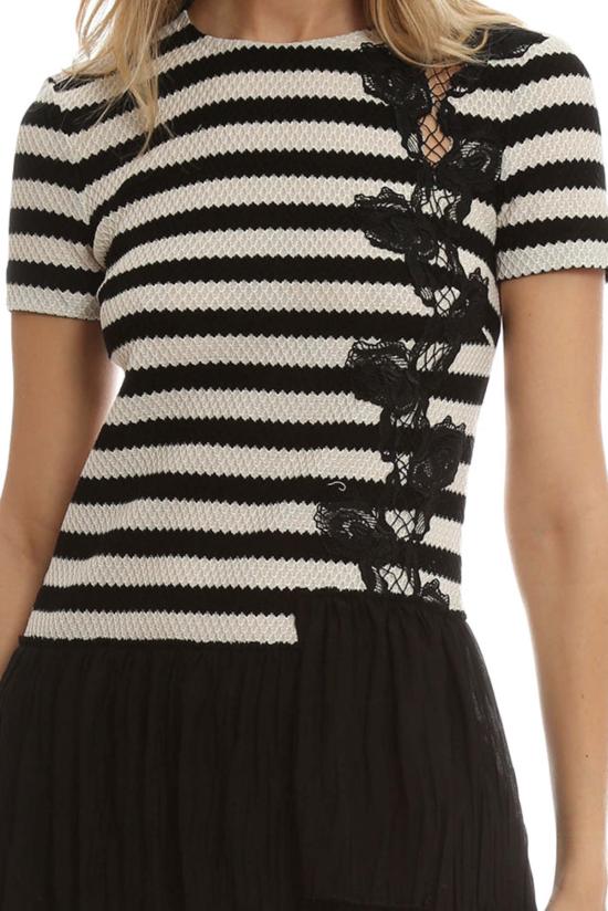  Thakoon Addition 숏 원피스 T116SJDR1177 BLACK CREAM - OTHER BRANDS