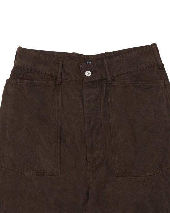  타이가 타카하시 스트레이트 팬츠 TTSS26220 BROWN - TAIGA TAKAHASHI