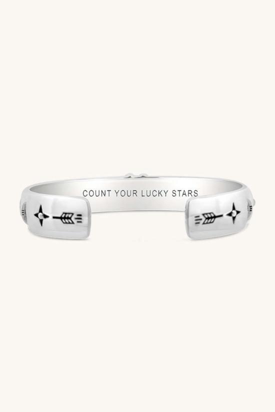  시에라 윈터 주얼리 팔찌 럭키 스타 커프  실버 - SIERRA WINTER JEWELRY