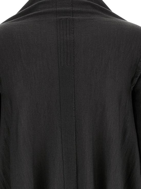 릭 오웬스 가디건 미디엄 랩  블랙 - RICK OWENS