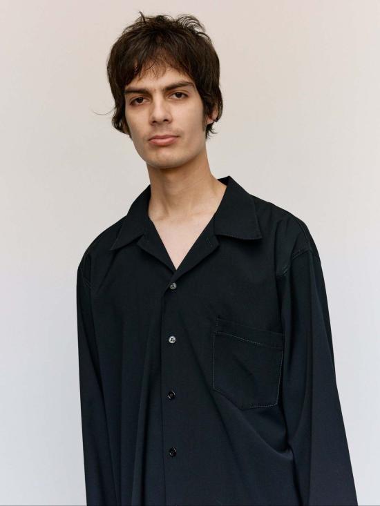  MM6 메종마르지엘라 자켓 Mm6 메종 마르지엘라 드레이프 백 패널 셔츠 재킷 - MM6 MAISON MARGIELA