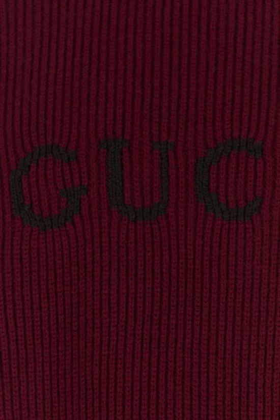  구찌 스웨터 버건디 울 블렌드 - GUCCI
