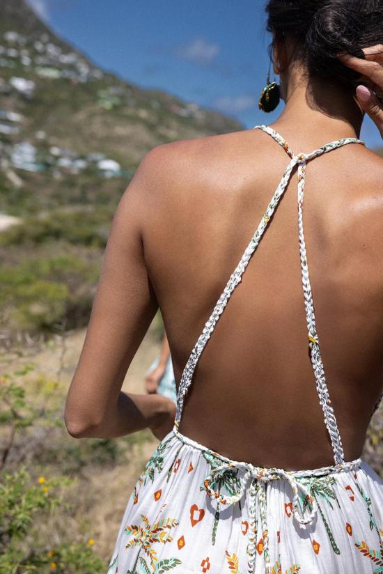  푸페트 생 바르트 롱 원피스 푸페트 세인트 바스 롱 드레스 칼라 그린 에콰토르 - POUPETTE ST BARTH
