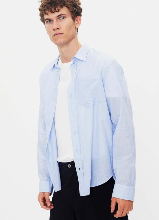  한센 가먼츠 긴팔 셔츠 레이먼드 셔츠 스카이 블루 - HANSEN GARMENTS