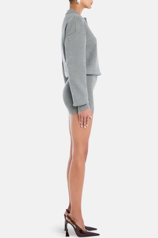  세로야 숏 원피스 S FW25 5083 17 GRAY - SER.O.YA