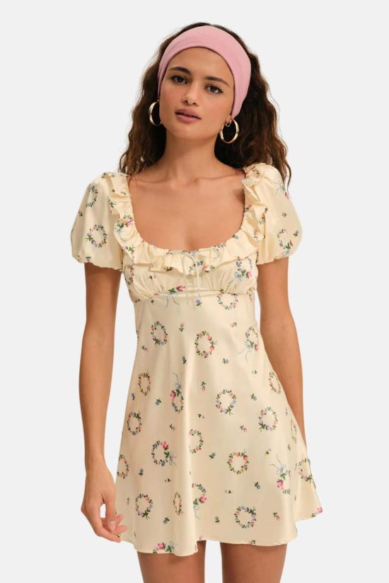  포러브앤레몬스 숏 원피스 CD3789 SU25 YELLOW - FOR LOVE & LEMONS