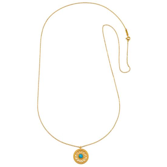  Satya Jewelry 목걸이/팬던트 사티아 주얼리 네이처 인튜이션 터쿼이즈 만달라 목걸이 - OTHER BRANDS