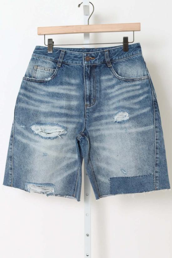  씨뉴욕 데님 숏팬츠 PF26 043 BLUE