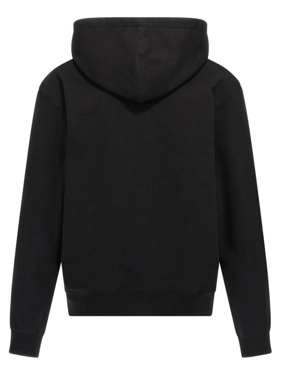  질샌더 후드 티셔츠 질 샌더 코튼 후드티 블랙 - JIL SANDER