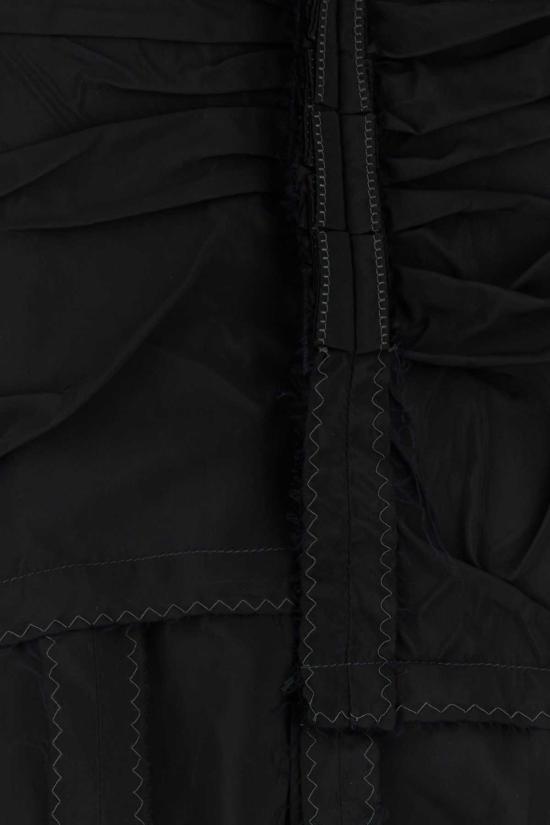  마르지엘라 미디 원피스 메종  메쉬 셔츠 드레스 블랙 앤 블랙 - MAISON MARGIELA