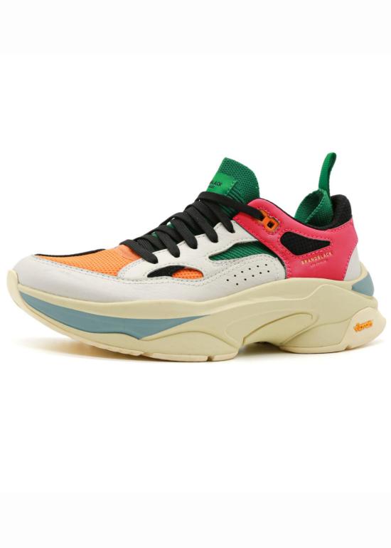  Corre Seattle 스니커즈 Brandblack Saga 130  오렌지/화이트/아쿠아 핑크