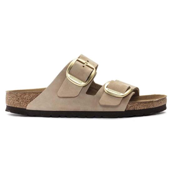  버켄스탁 샌들 애리조나 빅 버클 누벅 가죽 레귤러 - BIRKENSTOCK