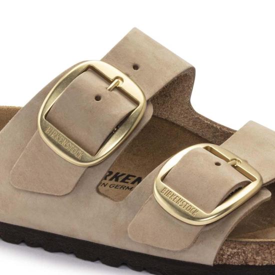  버켄스탁 샌들 애리조나 빅 버클 누벅 가죽 레귤러 - BIRKENSTOCK