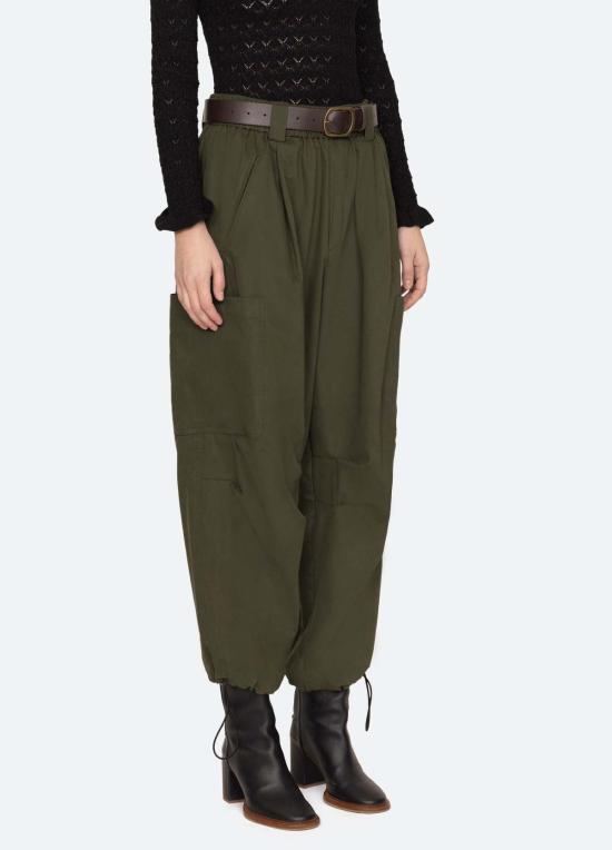  씨뉴욕 스트레이트 팬츠 AW25 067 GREEN - SEA NY