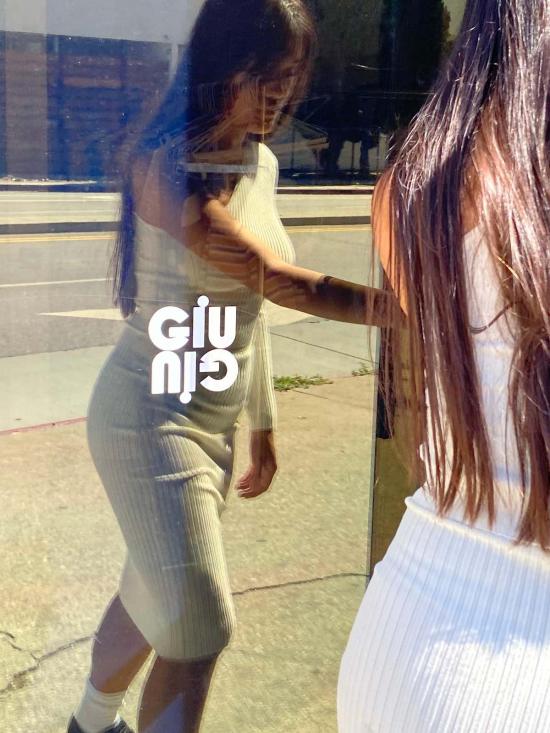  주주 미디 스커트 지우쥬 논나 튜브스커트 아이보리 - GIU GIU